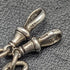 1899 British Antique Pure Silver (925 Silver) Double Albert Chain 57g Medal Fob
